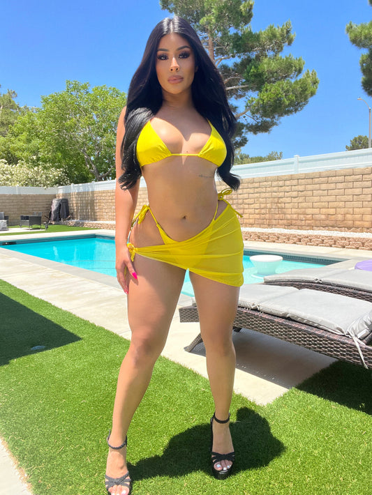 Summer Dreaming  Bikini Set Yellow
