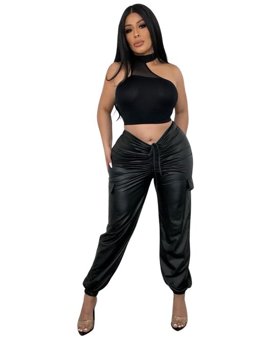 Bri Faux Leather Pants